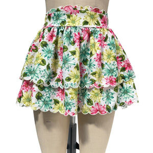 Agua Bendita Floral Multicolor Cooper Skirt Size S NWT