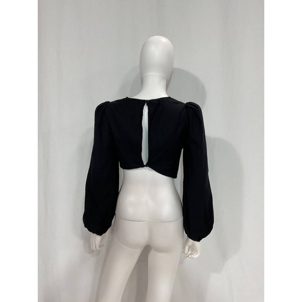 Reformation 'Derek' Black Top Size 2