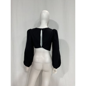 Reformation 'Derek' Black Top Size 2