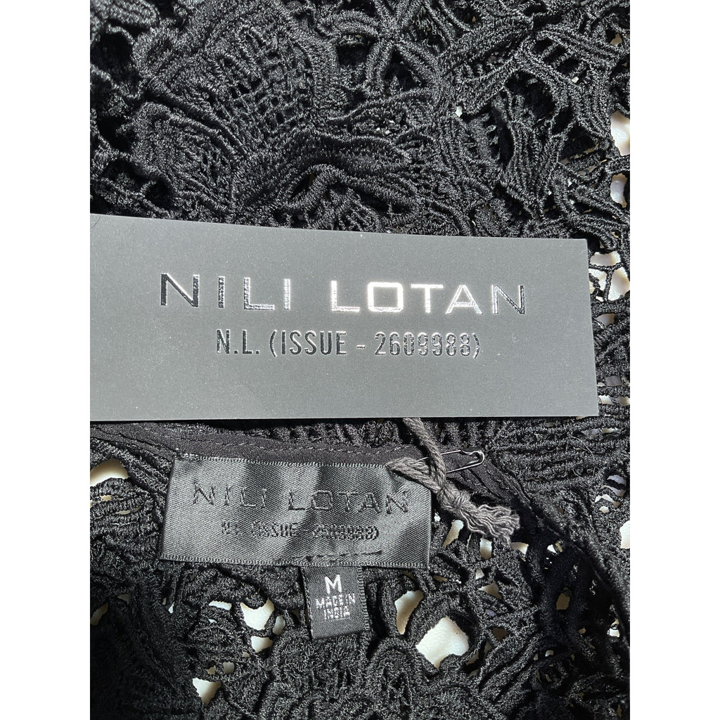 Nili Lotan 'Rose' Black Cami Top Size M - NWT