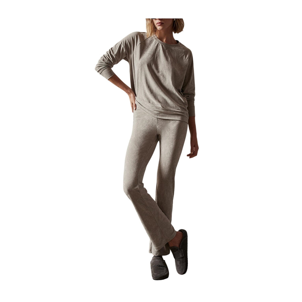 James Perse 'Velvet' Grey Triacetate Flare Legging Size 1