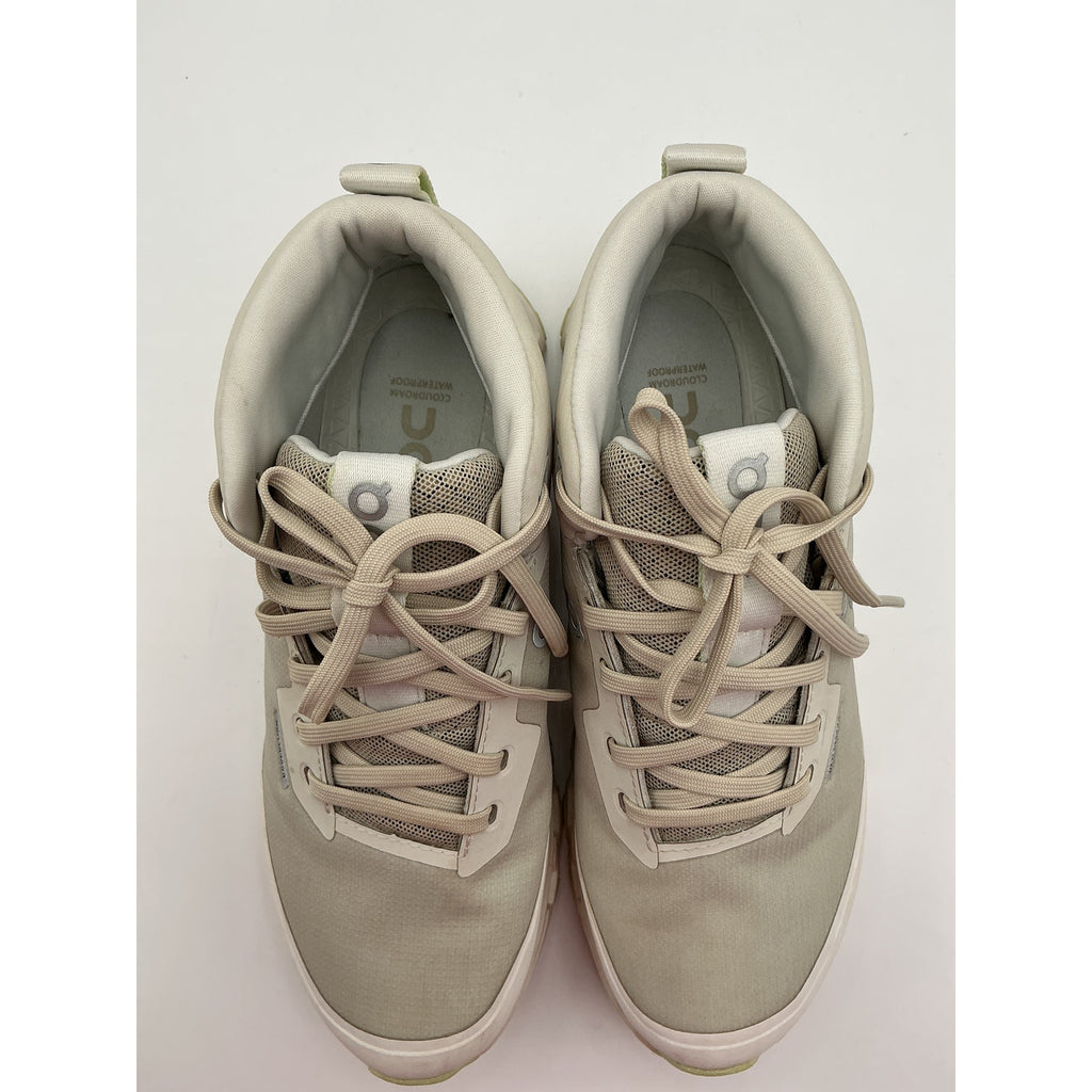 On 'Cloudroam' Green Rubber-Trimmed Recycled-Mesh And Shell High-Top Sneakers Size 6