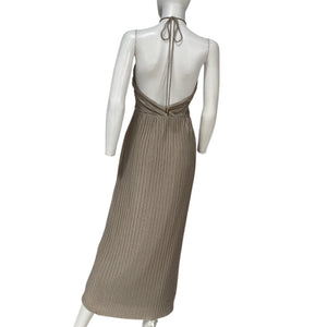 Significant Other Ruched Beige Nyah Dress Size 6 US / AU 10