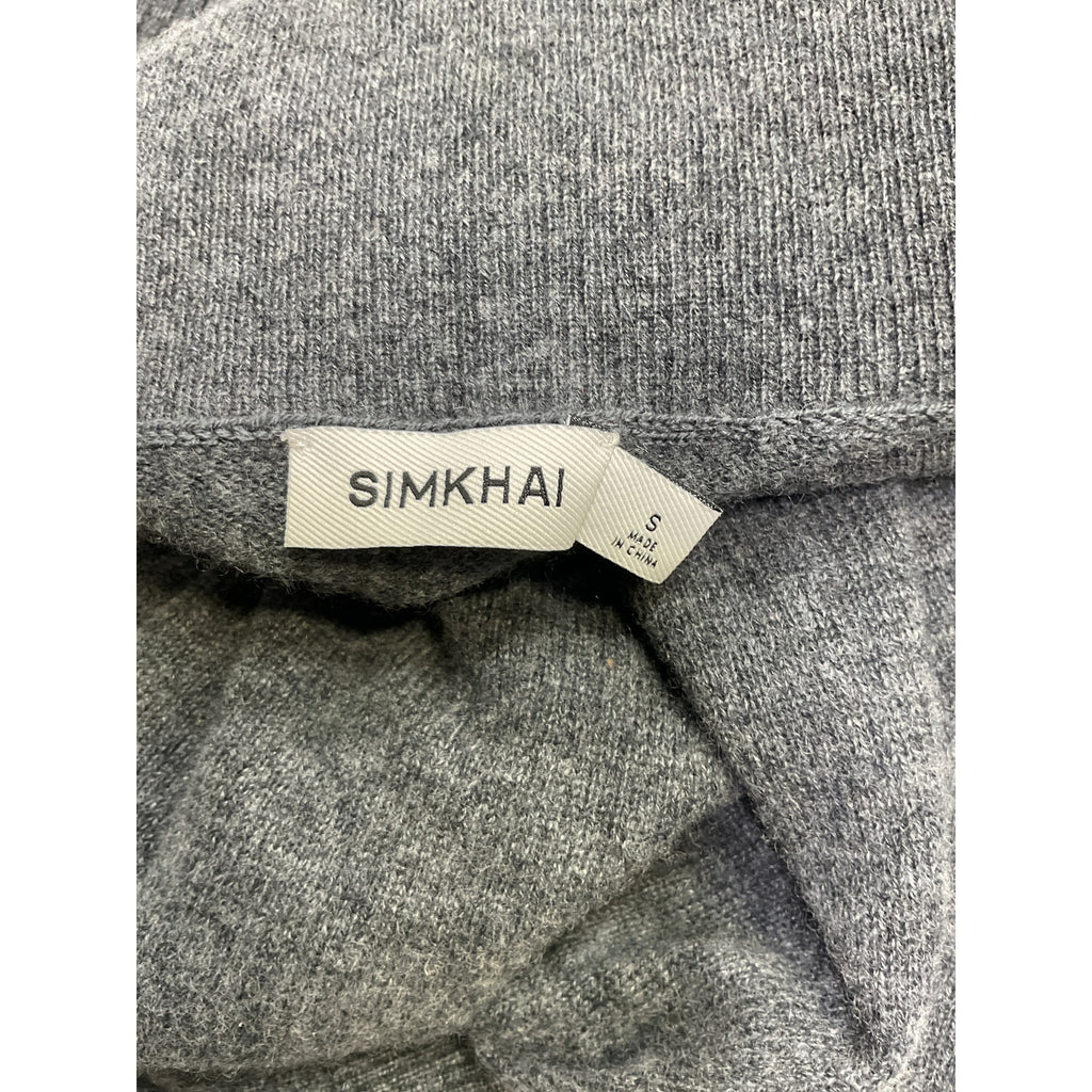 Simkhai 'Dita' Gray Gloved Turtleneck Size S