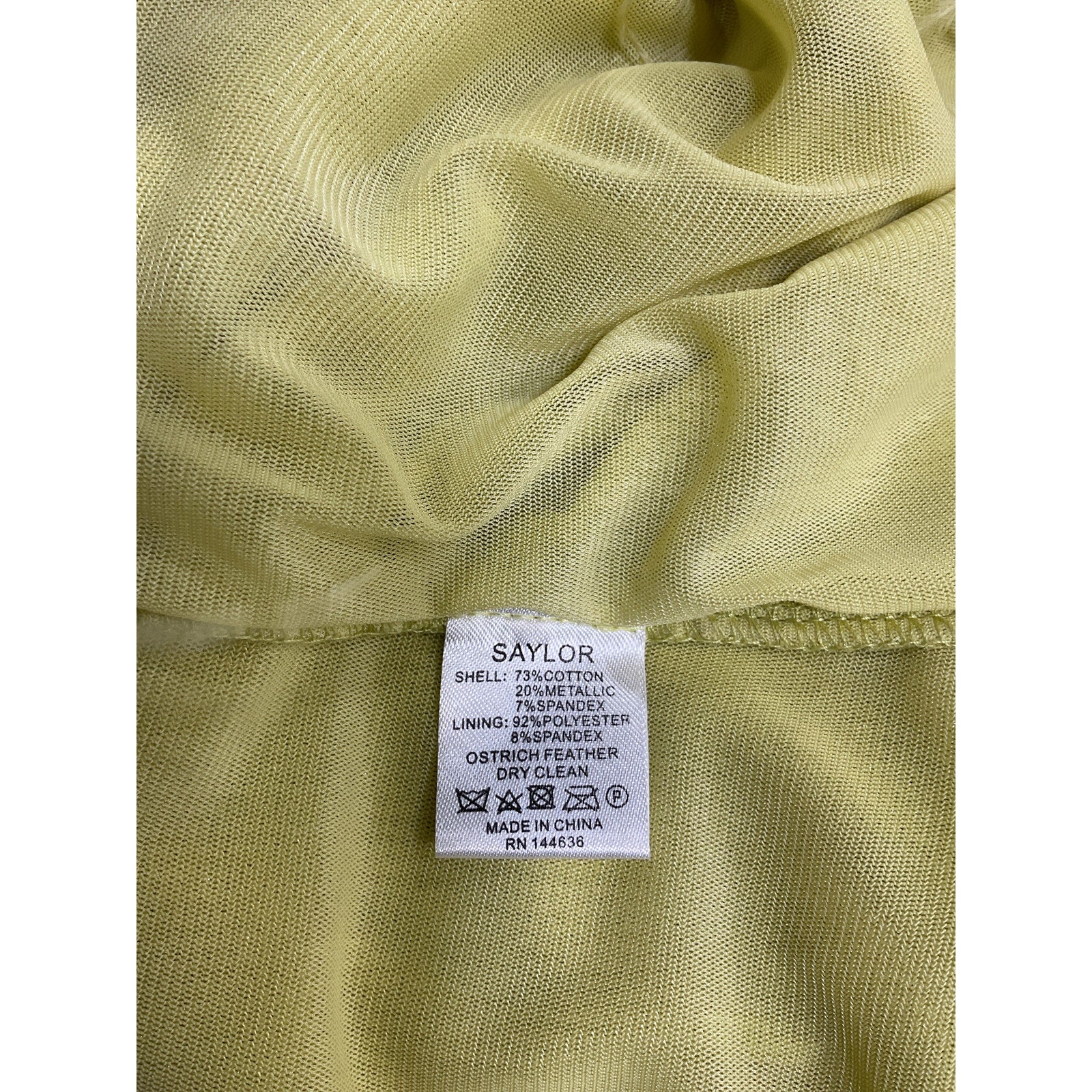 Saylor 'Katrin' Green Cotton Mini Dress Size XS