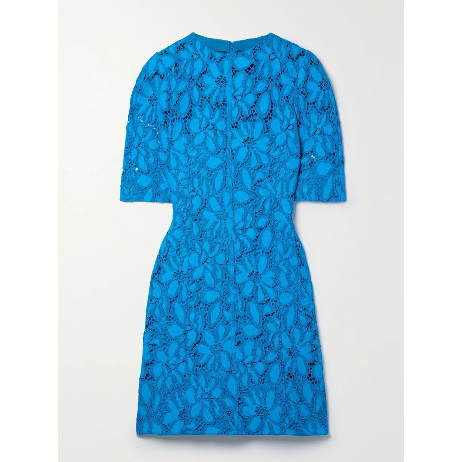 Proenza Schouler 'Corded' Blue Lace Mini Dress Size 8