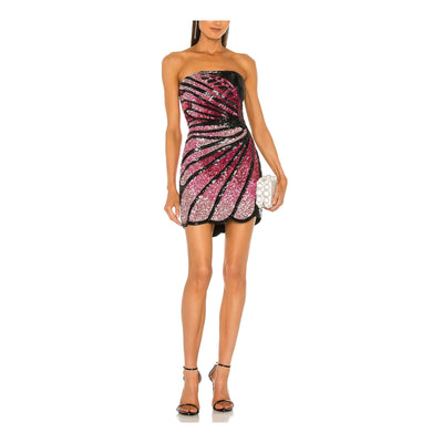 Retrofête 'Arabelle' Pink Poly Dress Size XS
