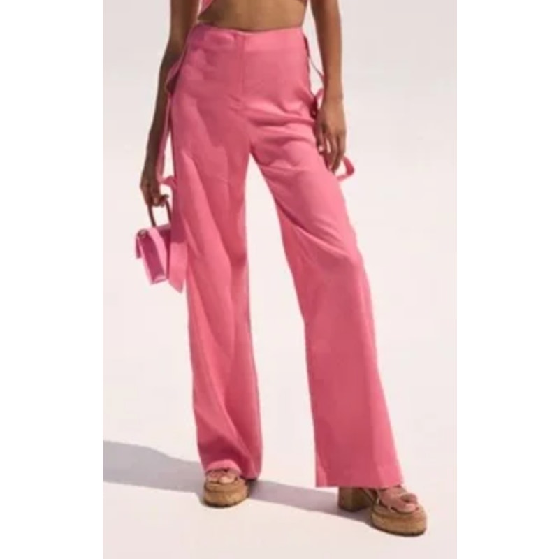 Cult Gaia 'Sinead' Pink High Rise Pant Size 2