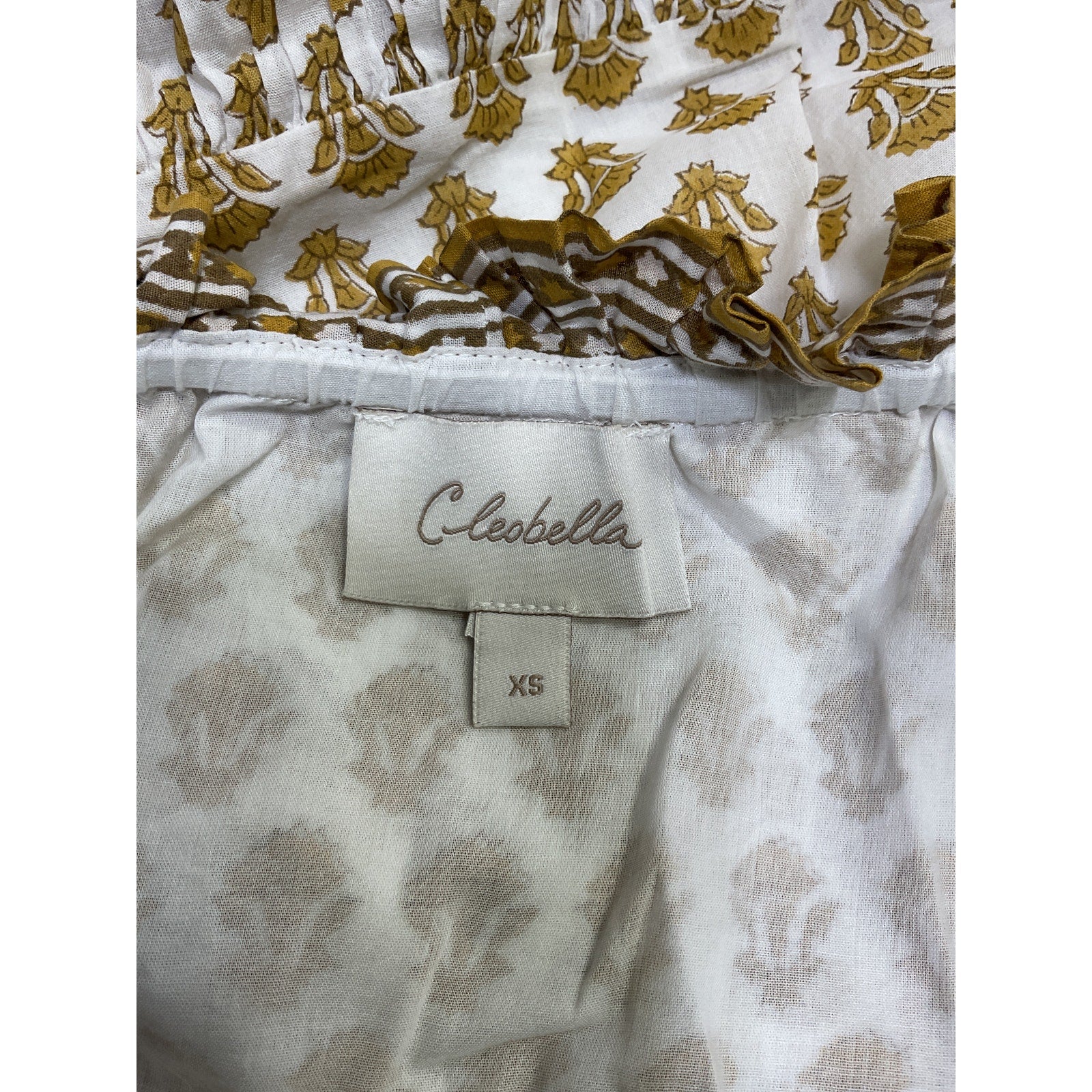 Cleobella 'Tillie' White Mini Dress Size XS