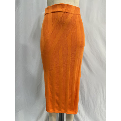 Solid & Striped 'The Ronnie' Gold Viscose Skirt Size S