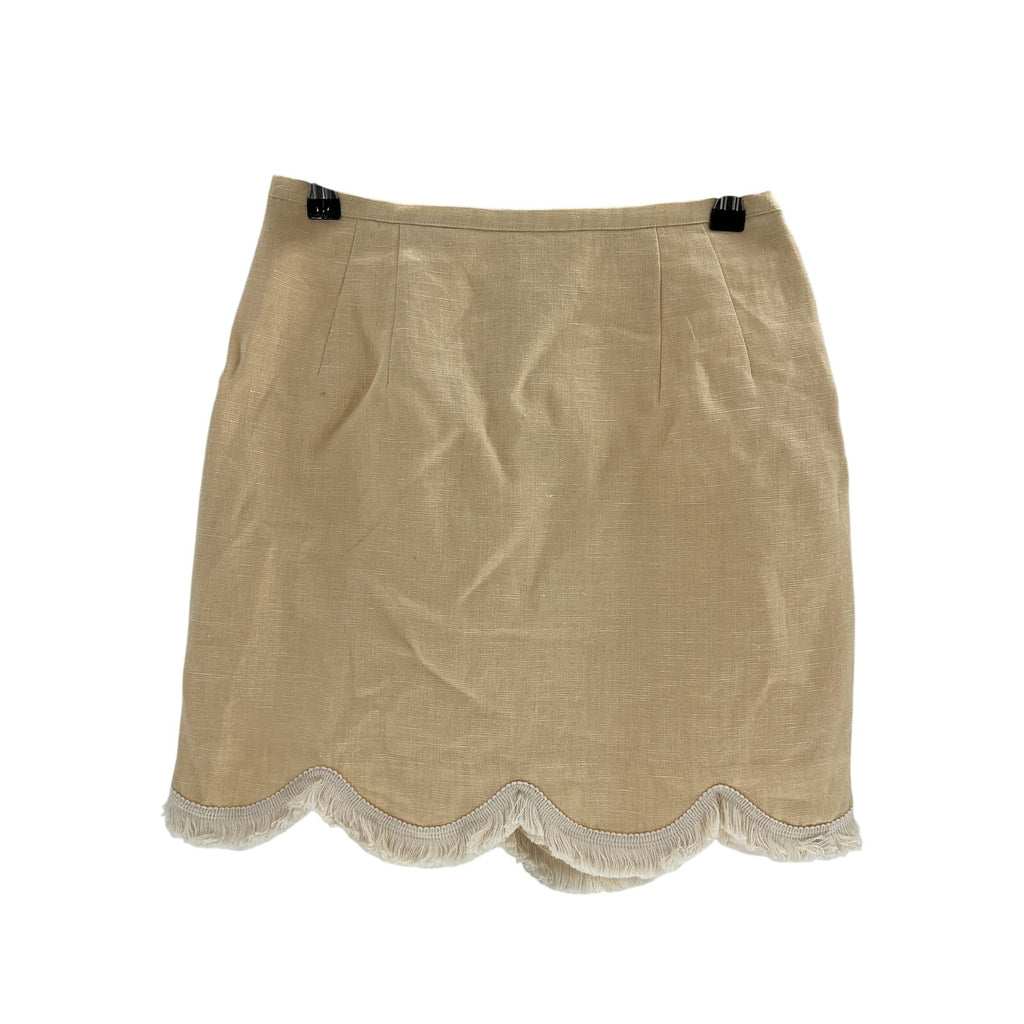 Posse 'Essie' Yellow Linen Mini Skirt Size M