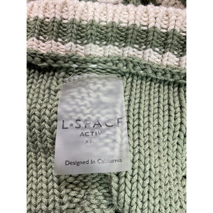 LSpace Cable Knit Fairway And Bone Hampton Cardigan Size XS