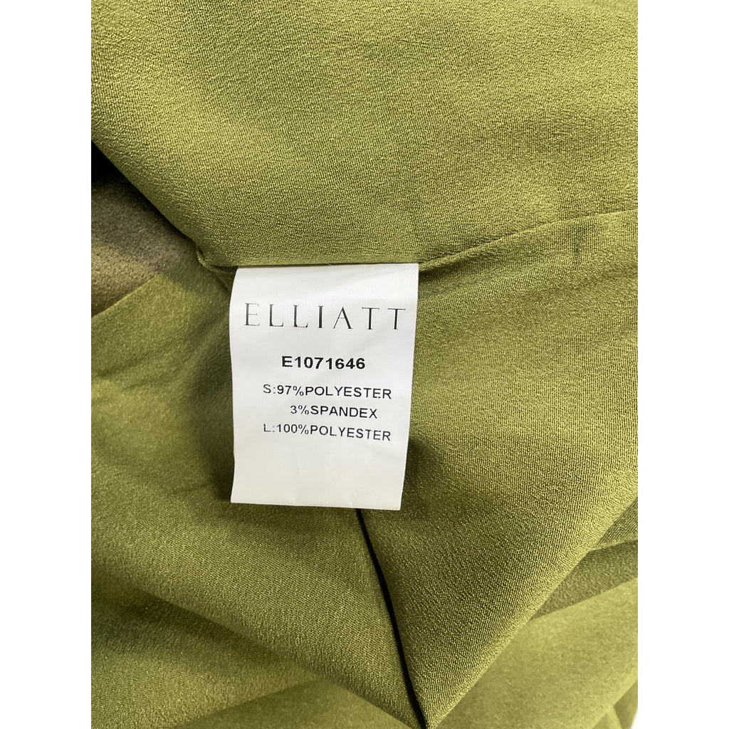 Elliatt 'Camo' Green Satin Dress Size M - NWT