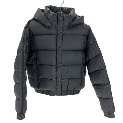 Alo Yoga Hooded Black Aspen Love Puffer Jacket Size S