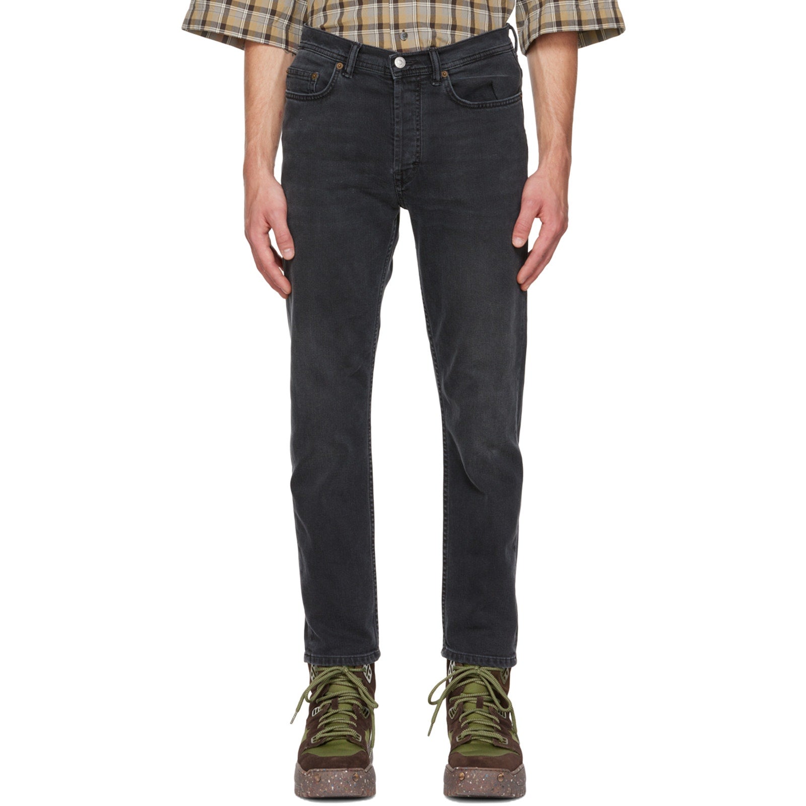 Acne Studios 'River' Black Cotton Denim Jean Size 31 X 30