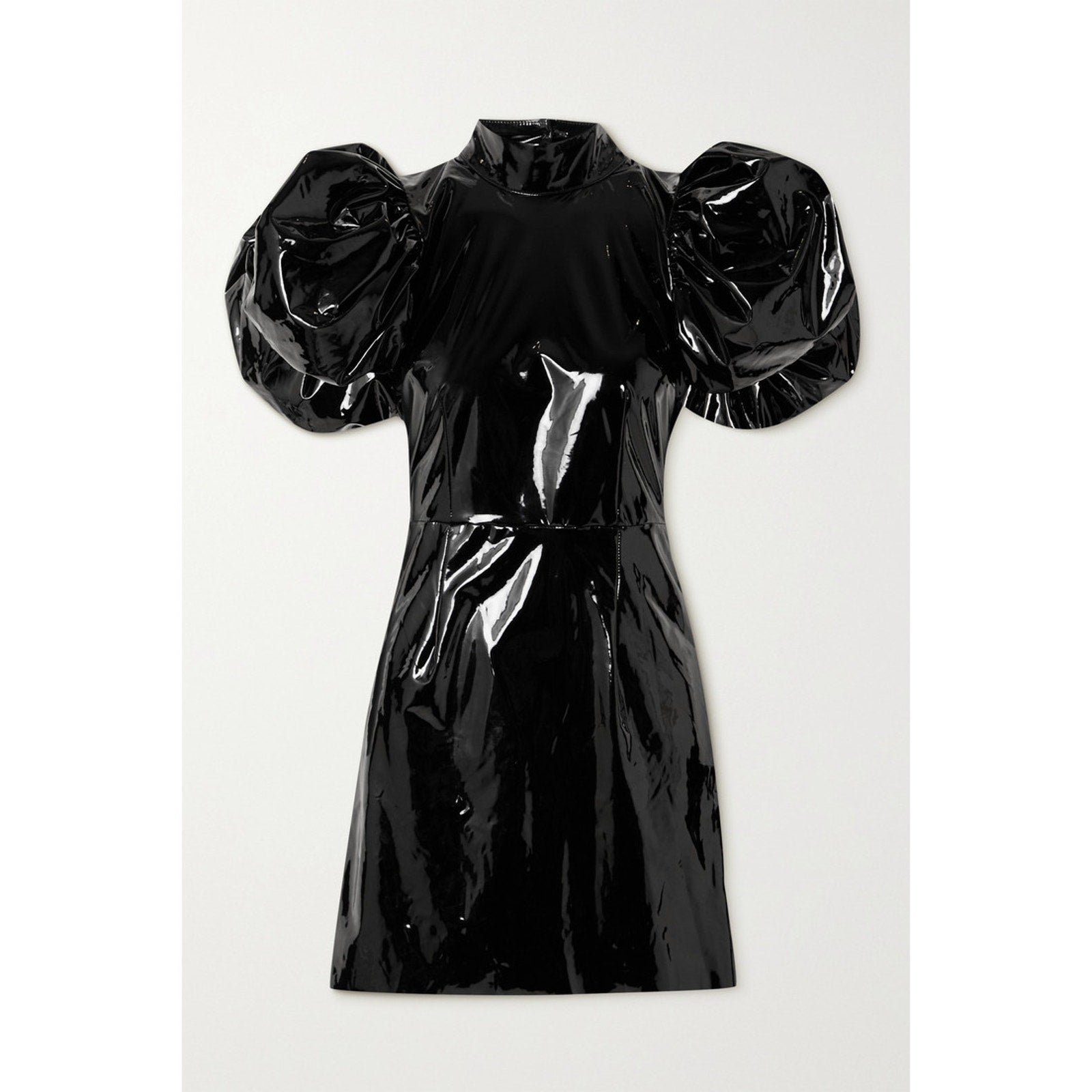 Rotate Birger Christensen Black Dusk Cutout Patent-Pu Mini Dress Size 2 - NWT