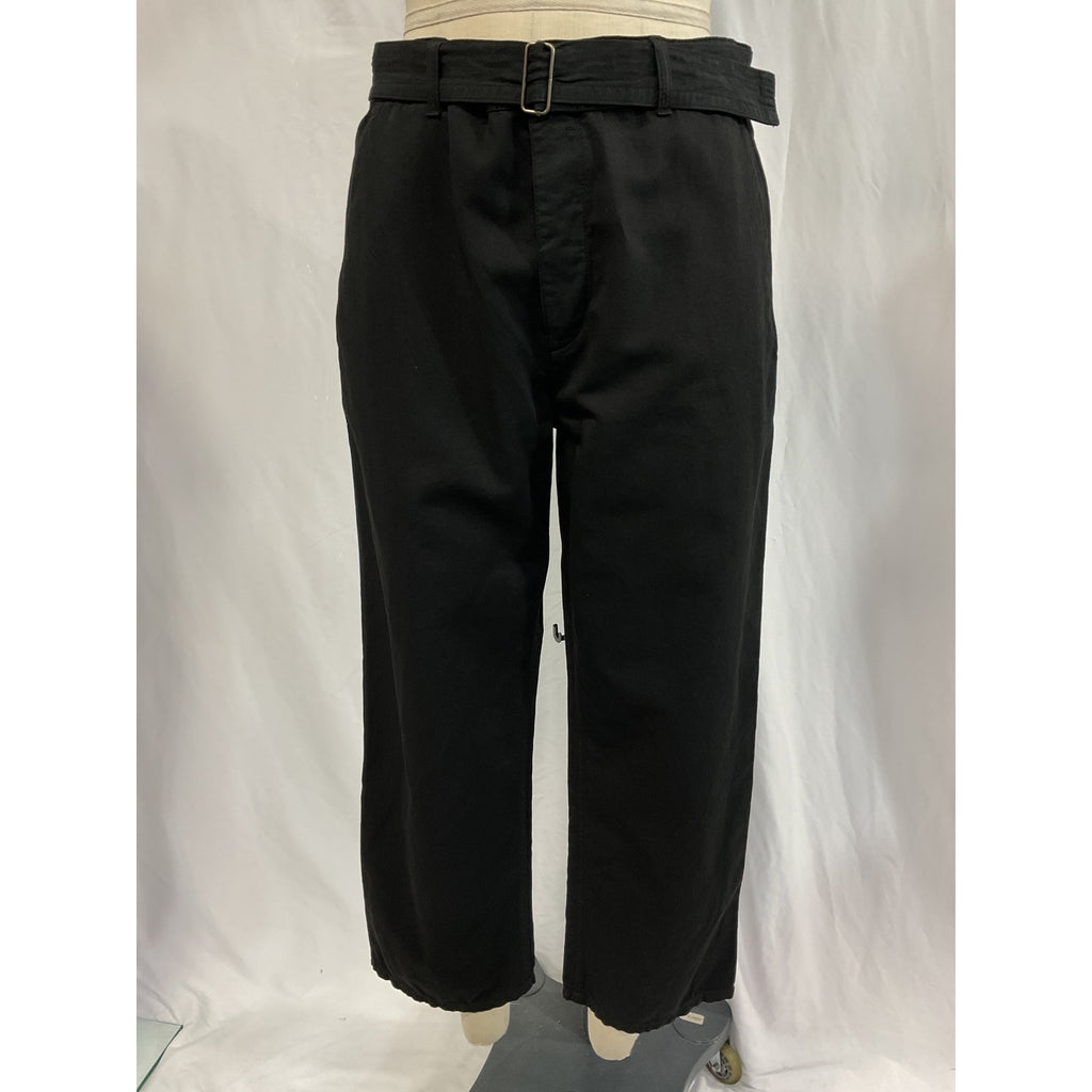 The Row 'East' Black Twill Pants Size 30