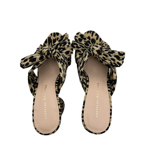 Loeffler Randall Chic Multicolor Penny Knot Mules Size 5