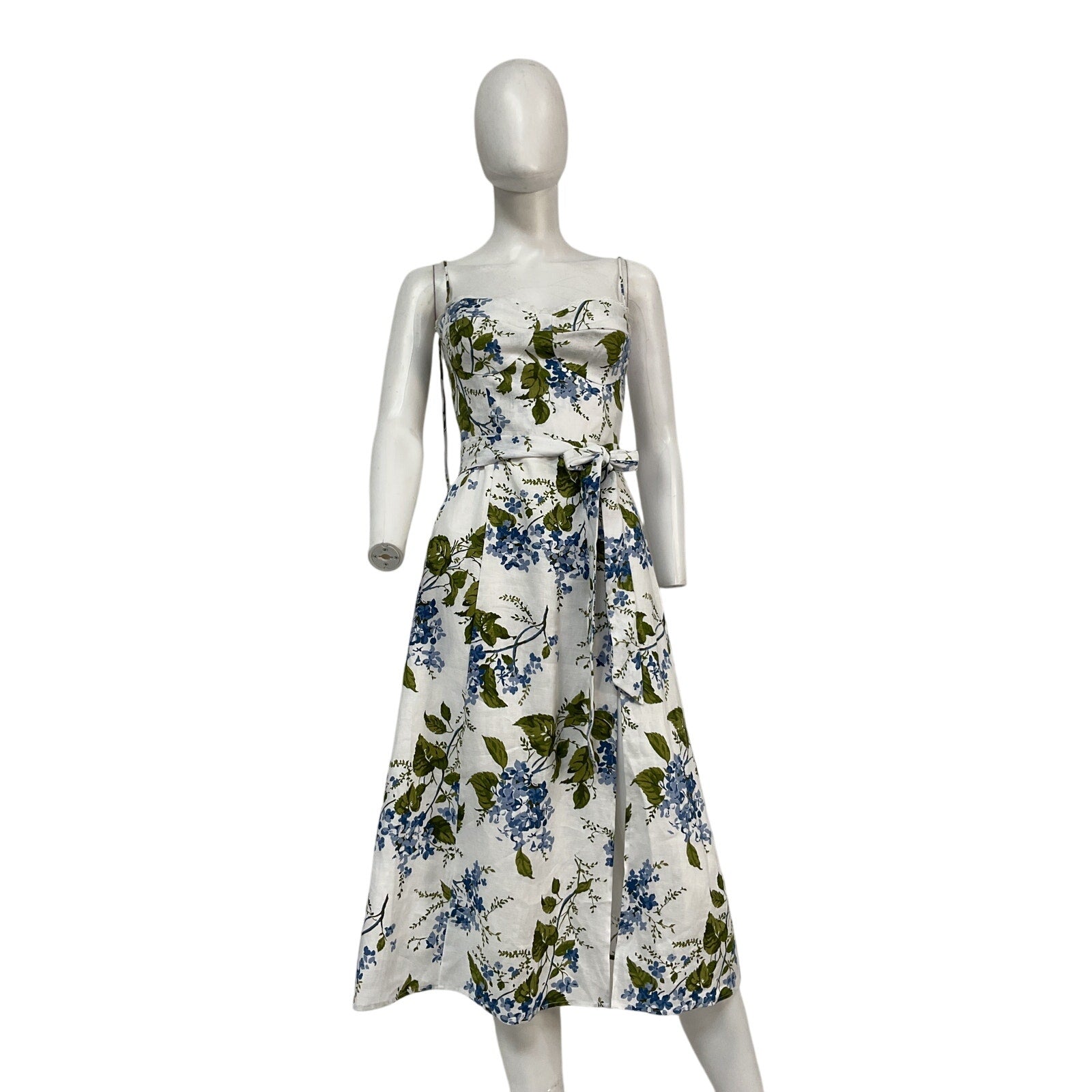 Reformation 'Kieryn' White Linen Dress Size 2