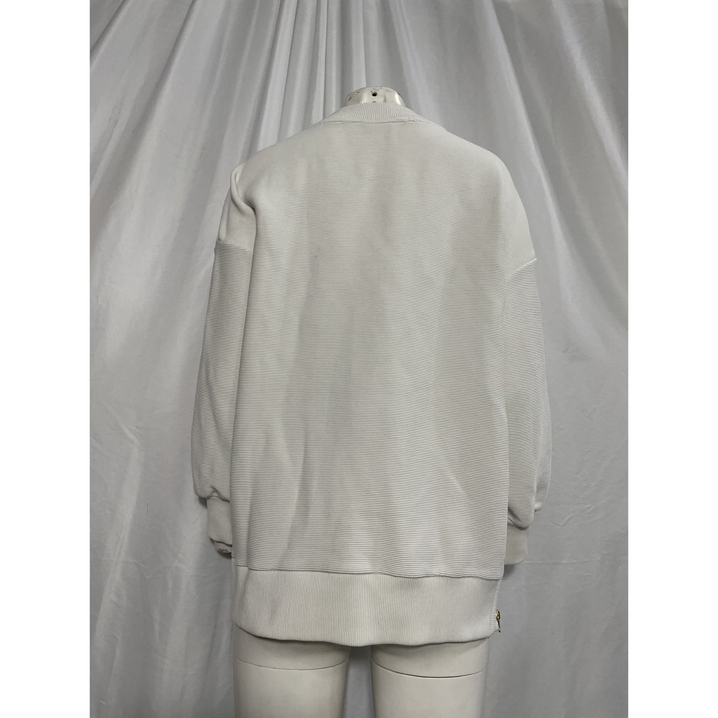 Varley 'Mae' White Longline Sweatshirt Size S