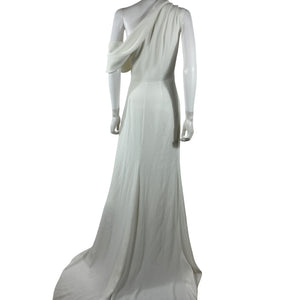 Elliatt Draped White Isadora Gown Size S