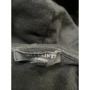 Allsaints 'Talon' Black Cotton Hoody Size XS