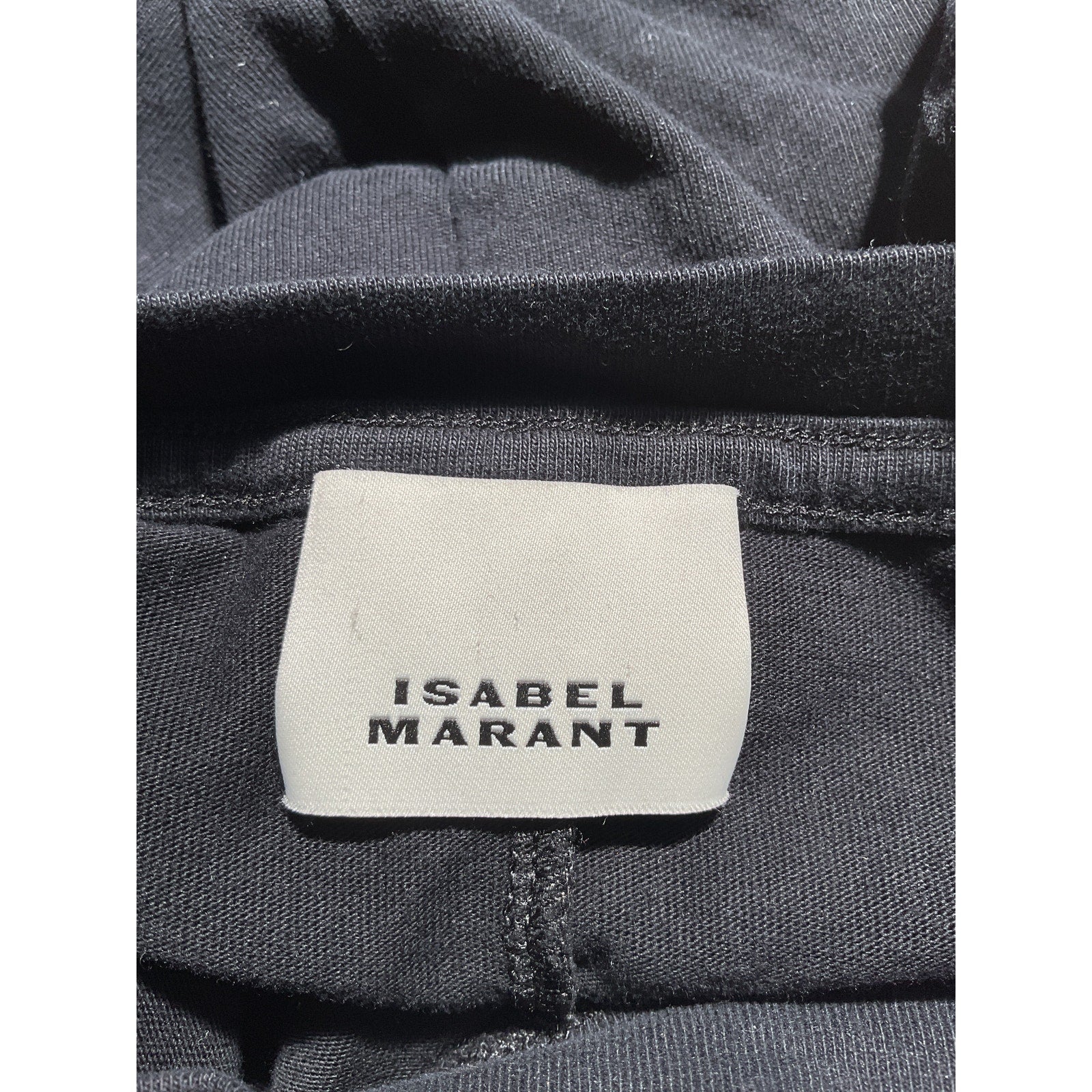 Isabel Marant 'Zineae' Black Cap Sleeve T-Shirt Size S