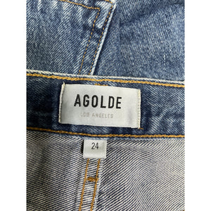 Agolde 'Cooper' Blue Cargo Denim Jean Size 24