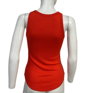 Sablyn Ribbed Brick Jameela Tank Top Size M