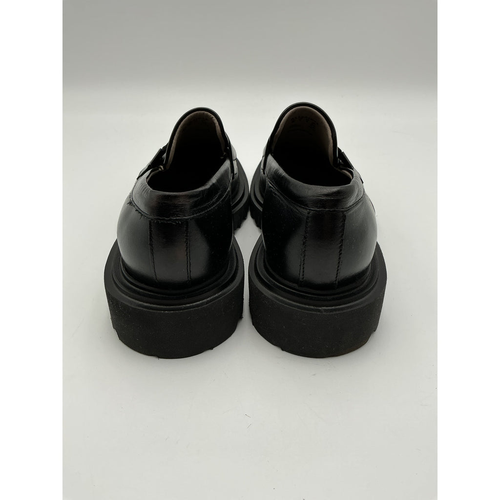 Allsaints 'Lola' Black Leather Loafer Size 6