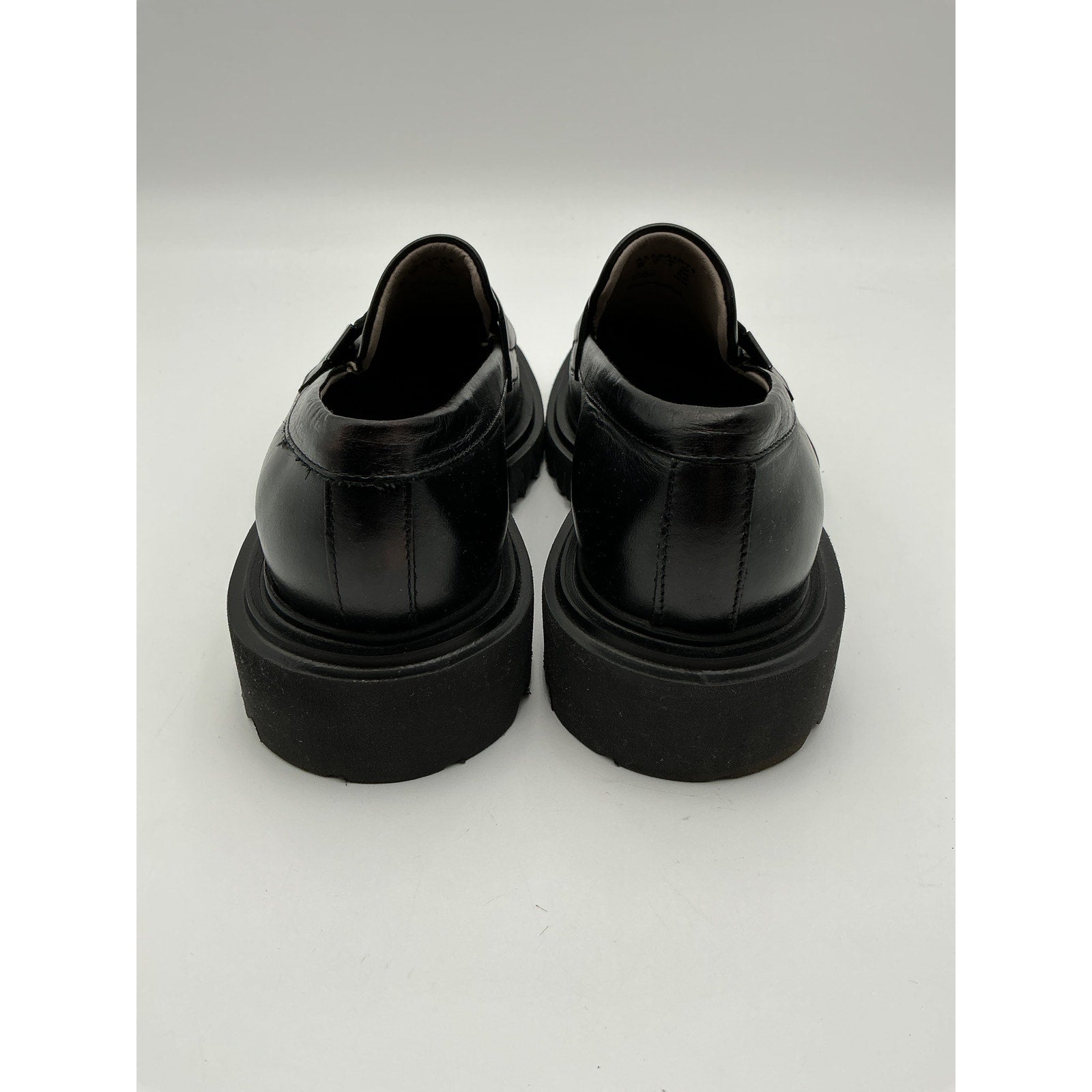 Allsaints 'Lola' Black Leather Loafer Size 6