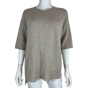 Lisa Yang Cashmere Tan Camille Sweater Size 1