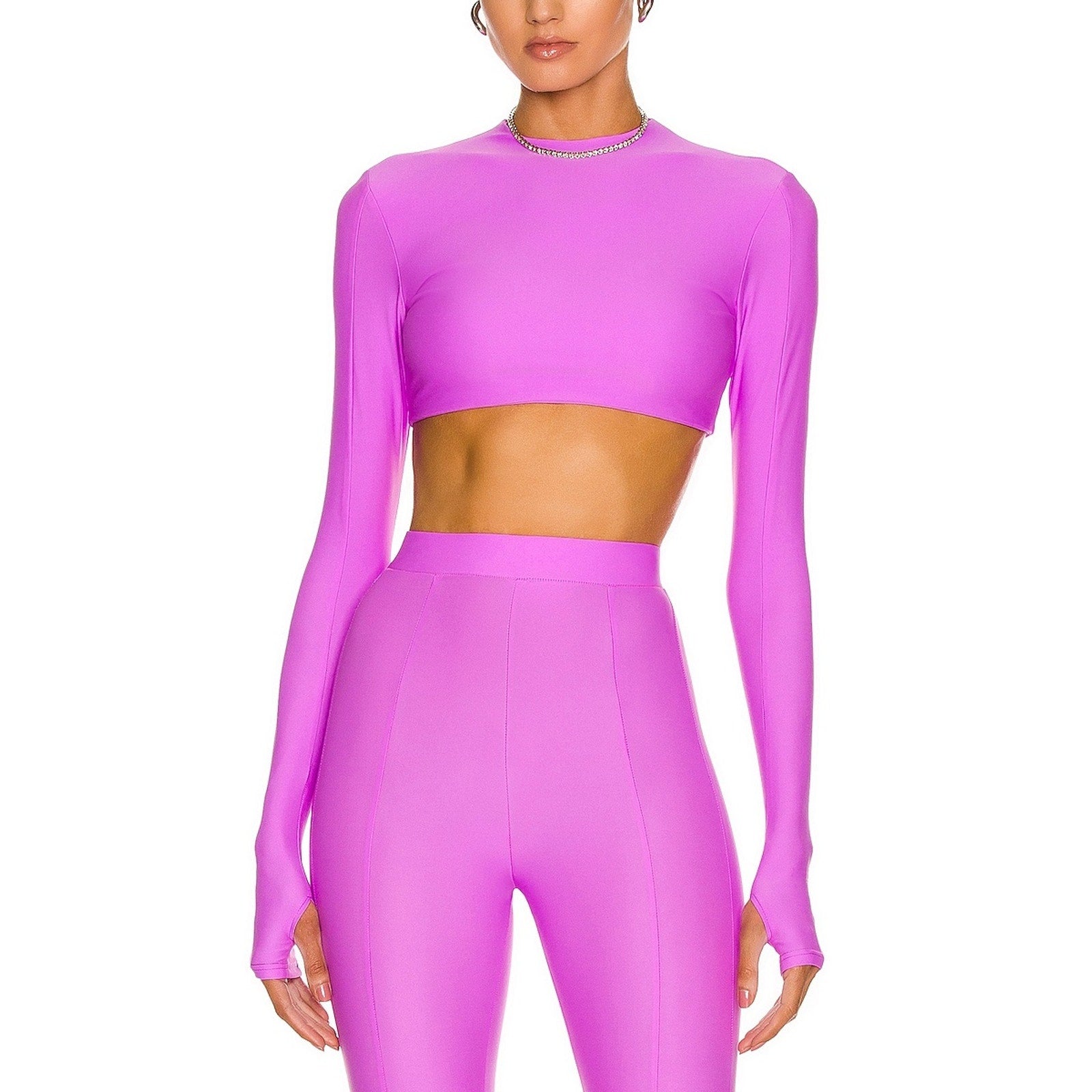 Alex Perry 'Deren' Purple Crop Top Size 4
