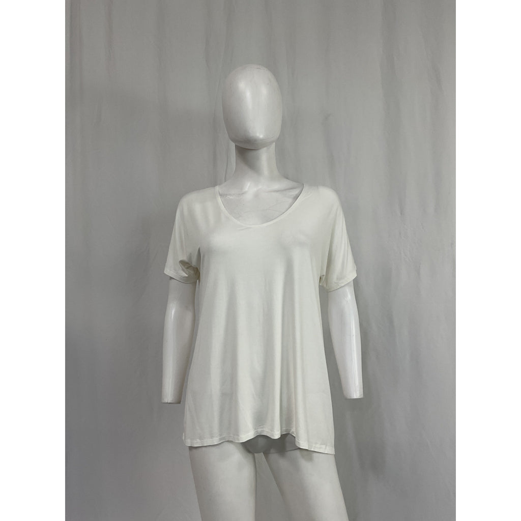 Hatch 'The Perfect' White Viscose Vee Size 0
