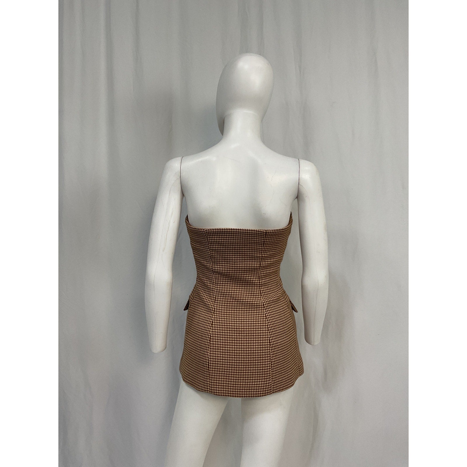 Favorite Daughter 'Phoebe' Brown Polyester Bustier Top Size 2 - NWT