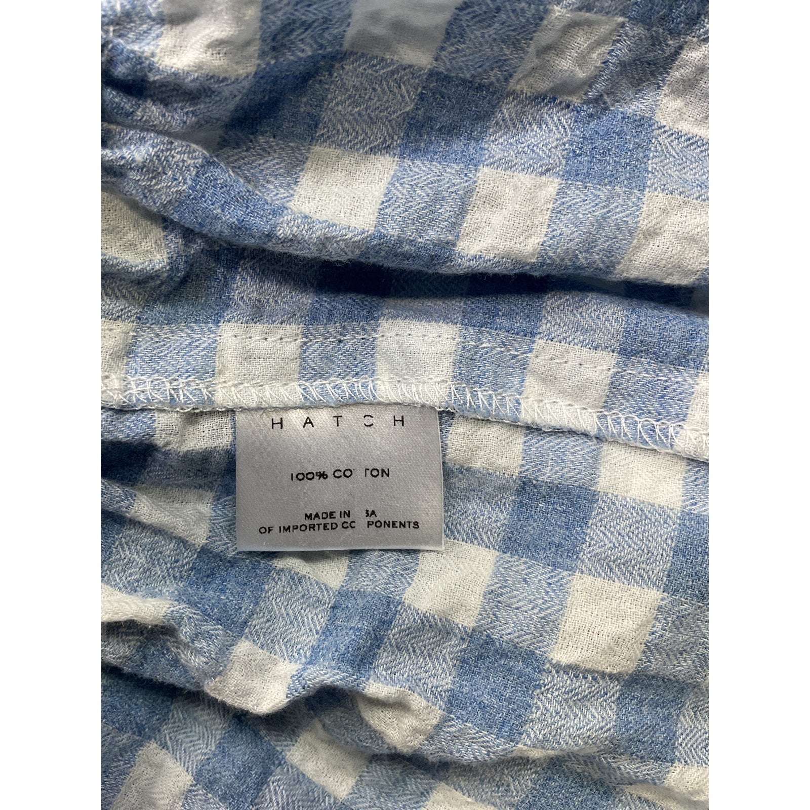 Hatch 'The Kelsey' Blue Cotton Dress Size 0
