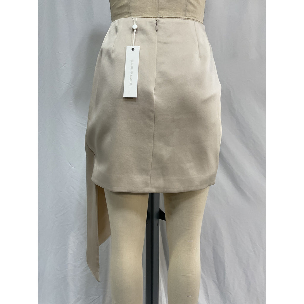 Simkhai 'Mae' Tan Acetate Skirt Size 2 - NWT