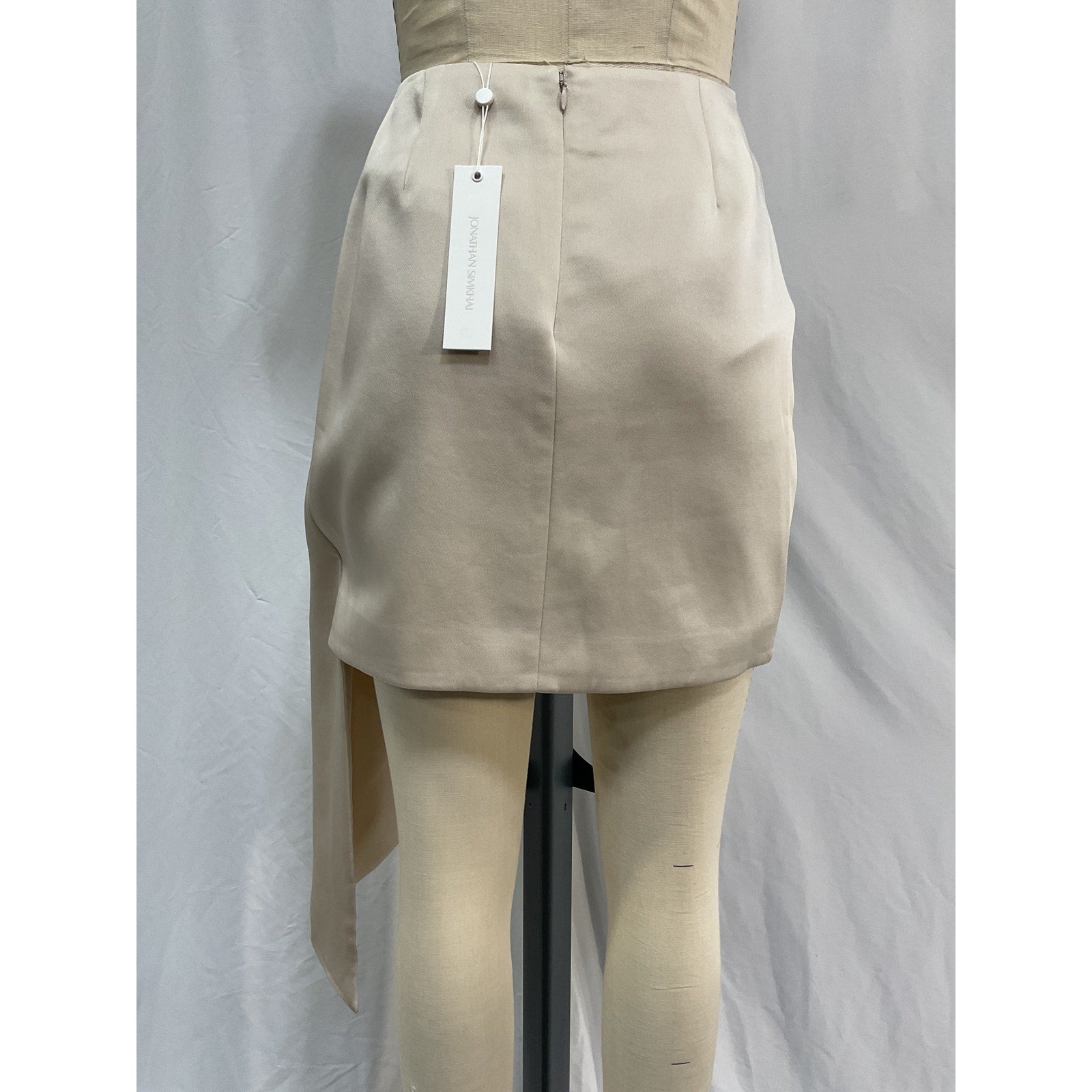 Simkhai 'Mae' Tan Acetate Skirt Size 2 - NWT