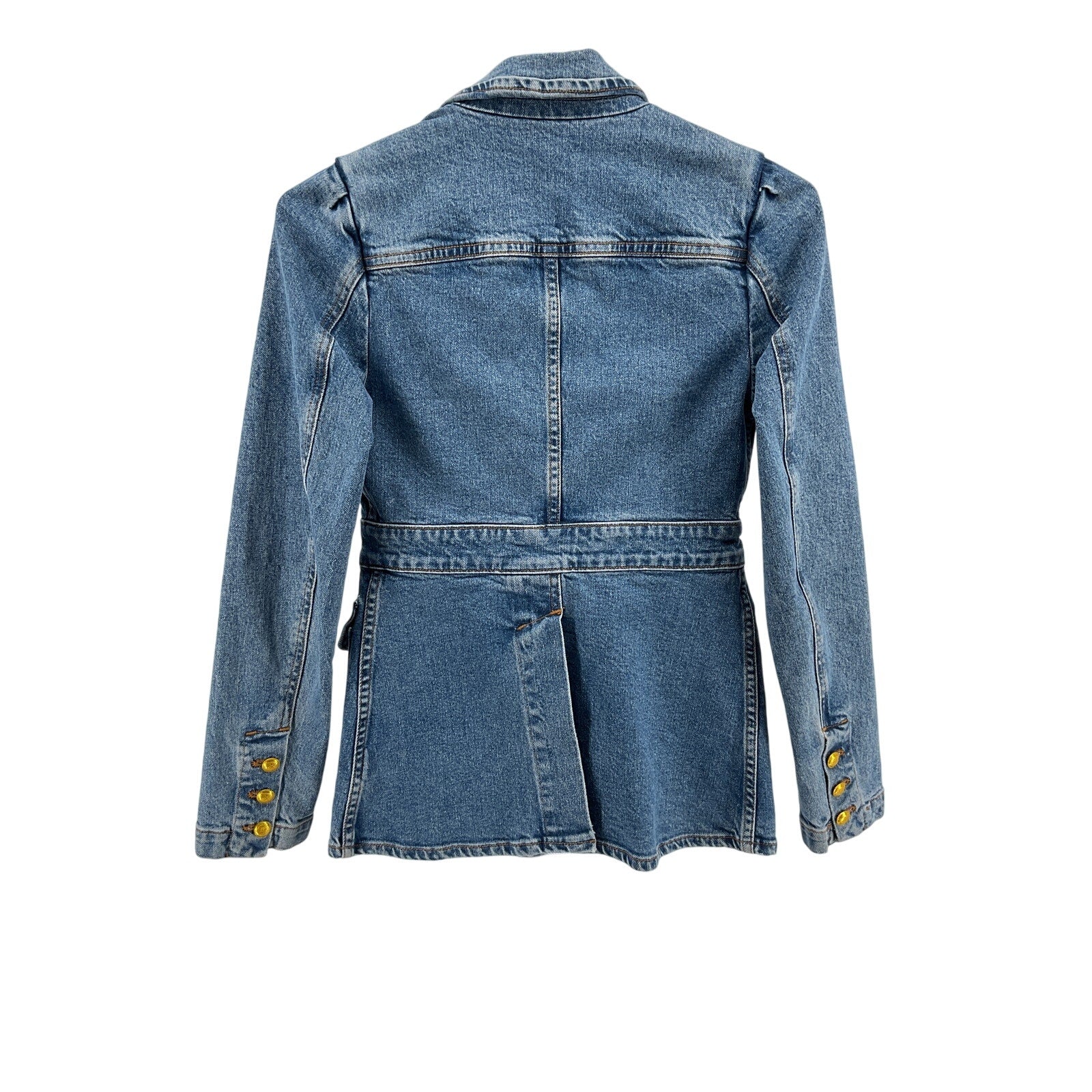 A.L.C. 'Amelia' Blue Cotton Jacket Size 2