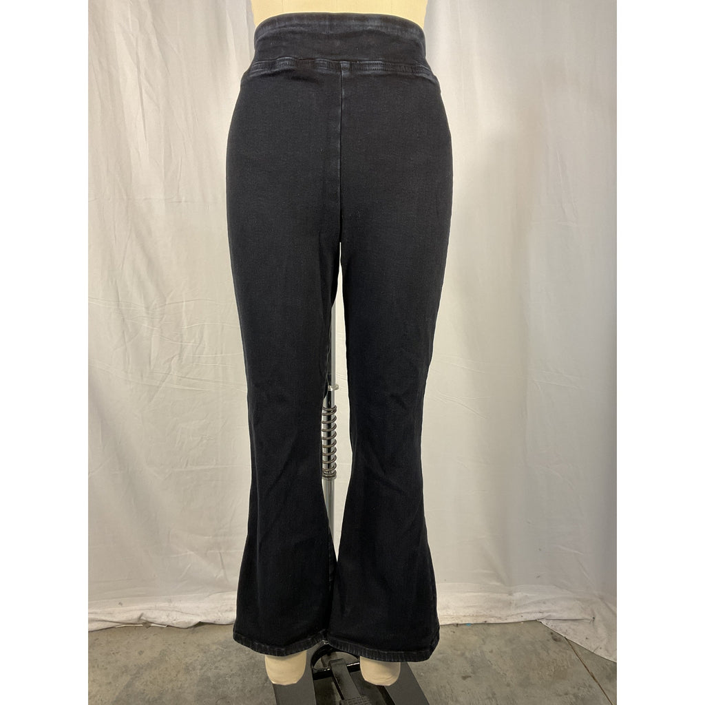Frame 'The Jetset' Black Crop Mini Boot Pant Size 2