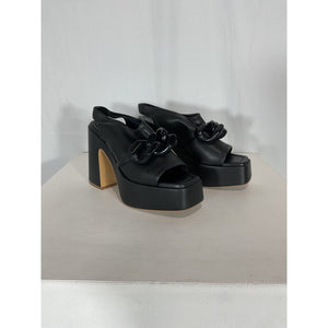 Stella Mccartney 'Skyla' Black Sandal Size 9