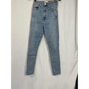 Agolde Pinch Waist Skinny Blue Cotton Denim Jean Size 25