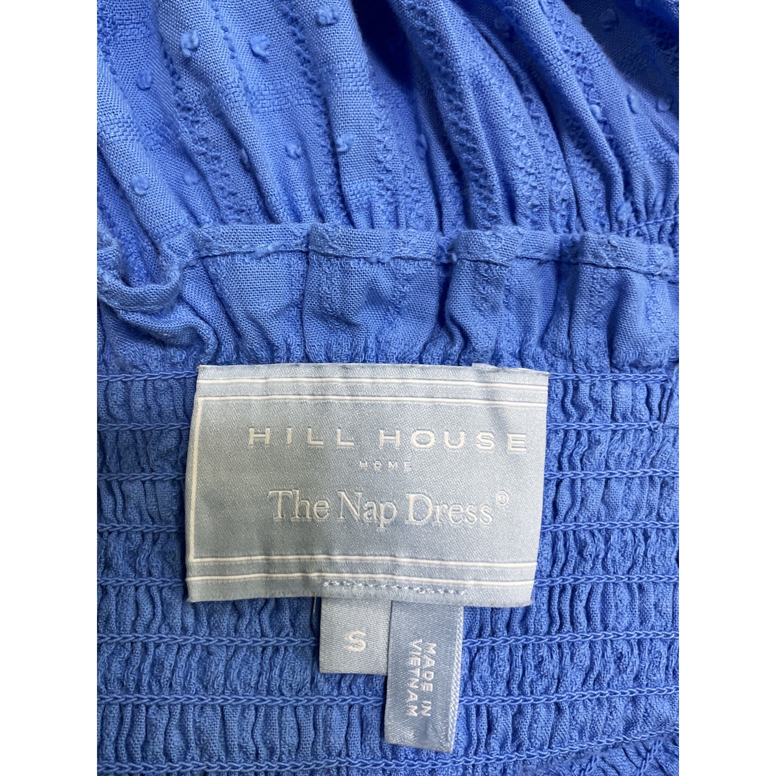 Hill House Home The Ellie Blue Cotton Nap Dress Size S