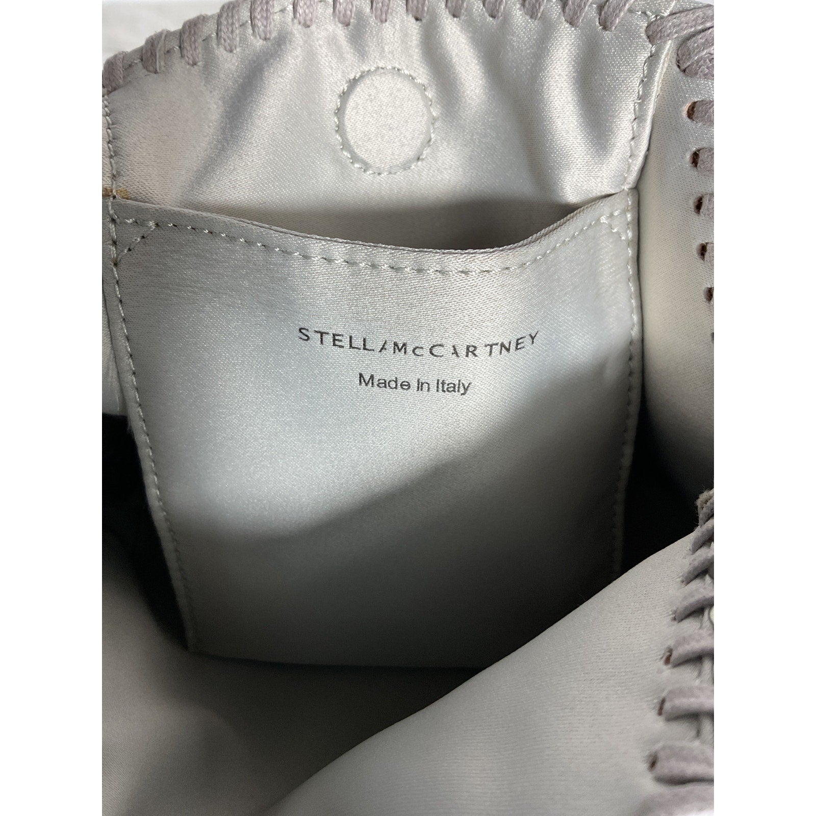 Stella Mccartney 'Falabella' Silver Crystal And Mesh Crystal-Embellished Mini Bag