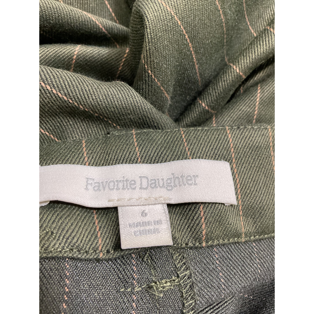 Favorite Daughter 'Agnes' Green Pant Size 6 - NWT