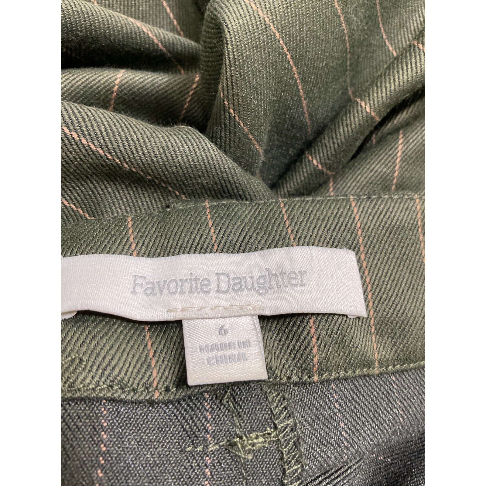 Favorite Daughter 'Agnes' Green Pant Size 6 - NWT