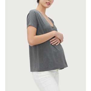 Hatch The Perfect Grey Viscose Vee Size 0