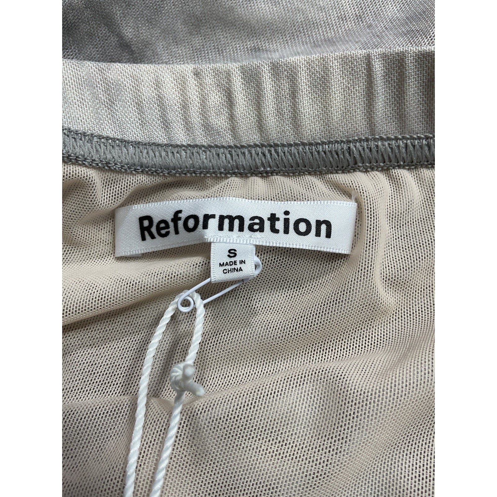 Reformation 'Iris' Black Knit Skirt Size S
