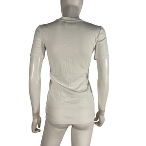 Theory Classic White Crewneck T Shirt Size P