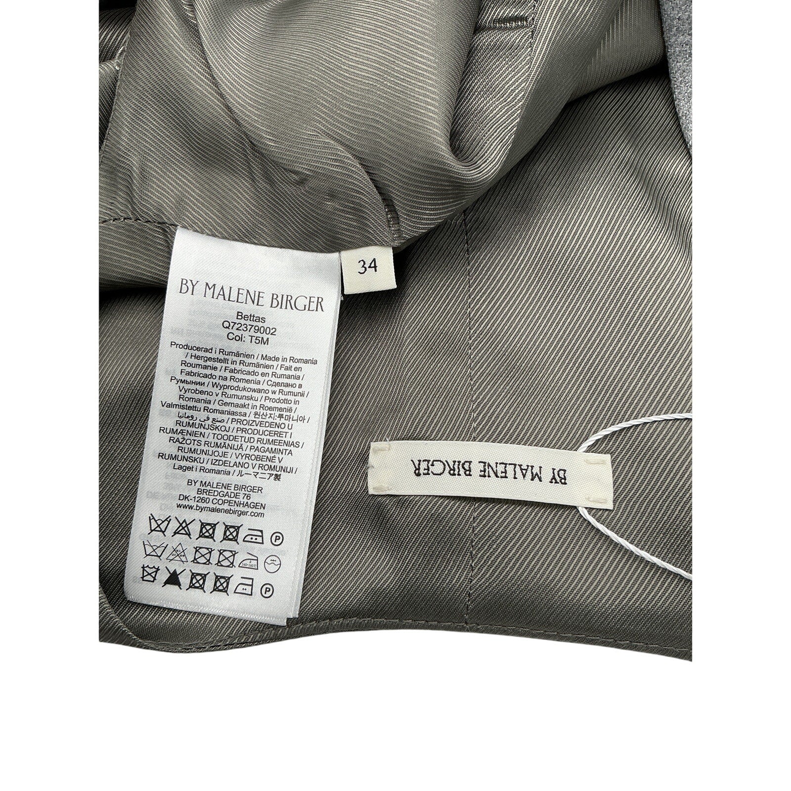 By Malene Birger 'Bettas' Grey Viscose Vest Size 34